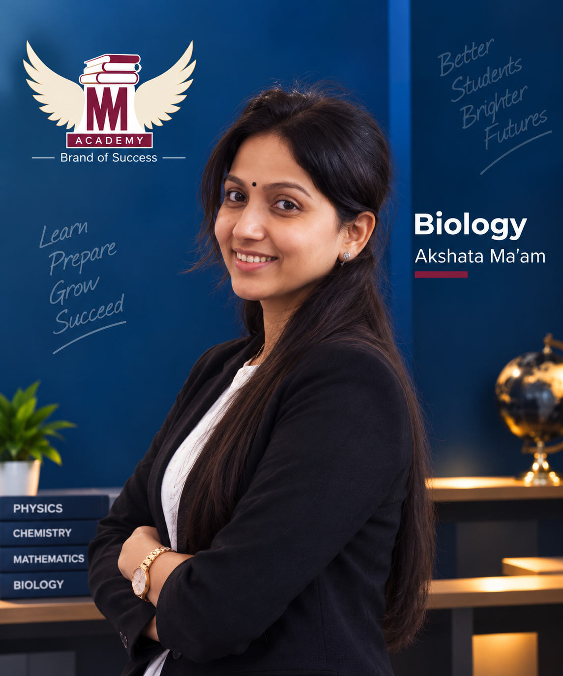 Akshada Ma'am, Biology teacher at NM Academy