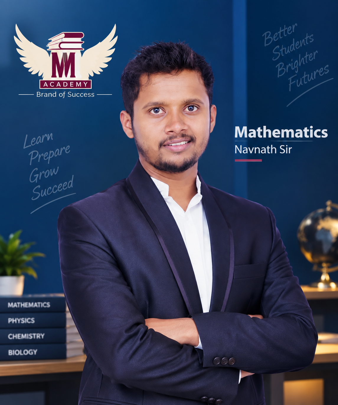 Navnath Sir, Mathematics teacher at NM Academy