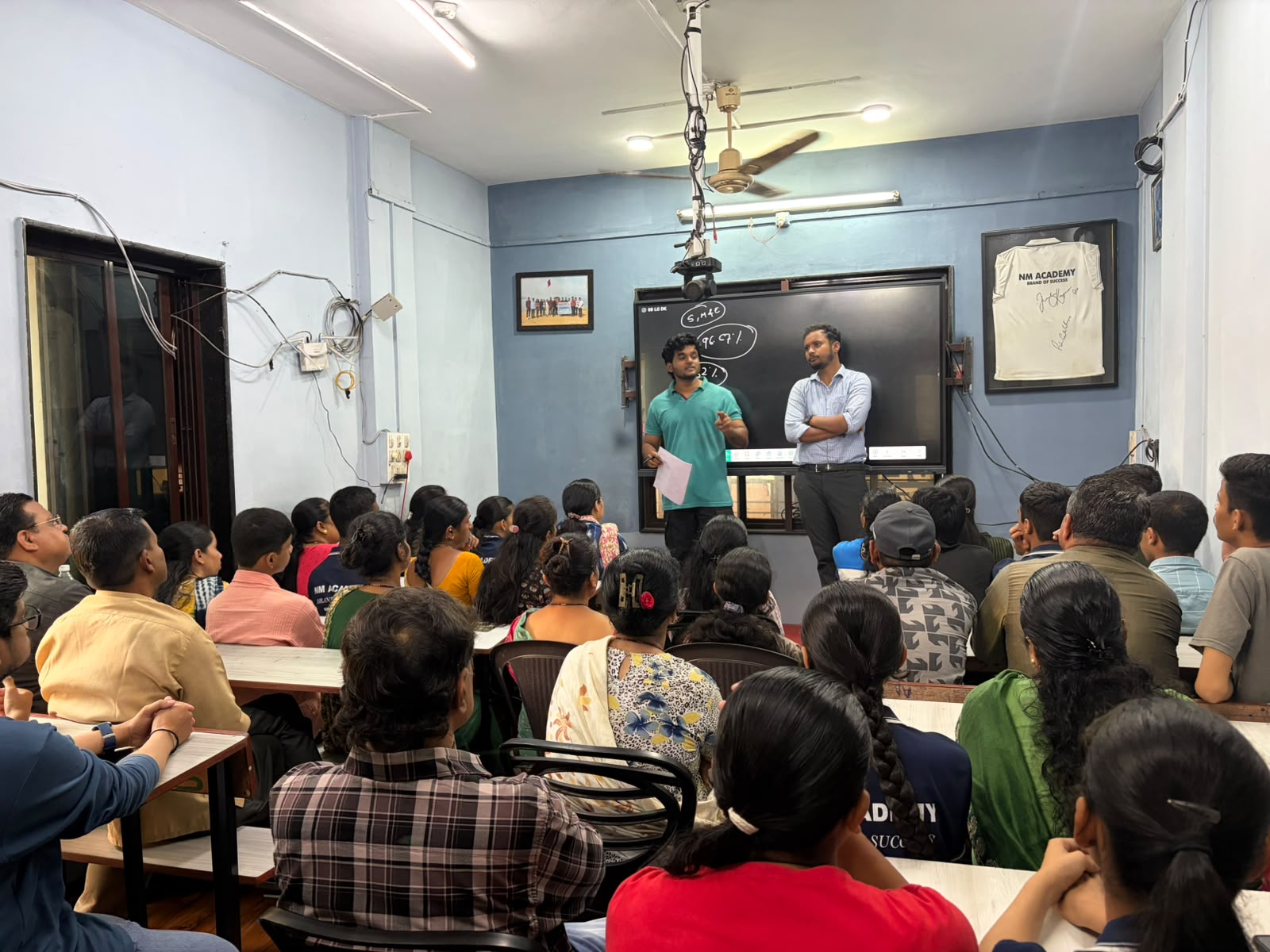 Teaching session in progress at NM Academy